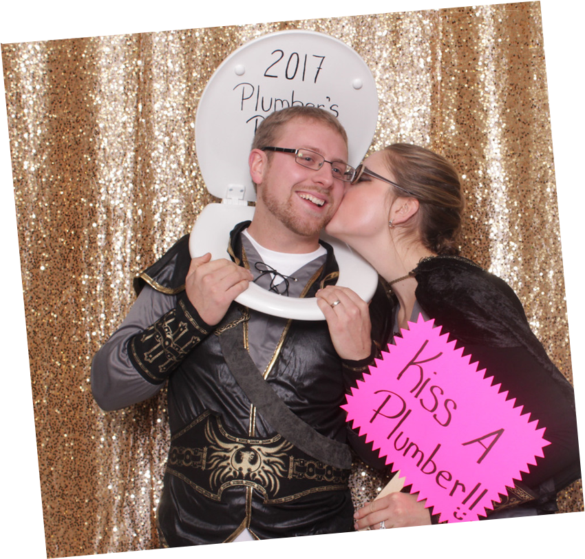 Photo Booth Glitter Custom Backdrop