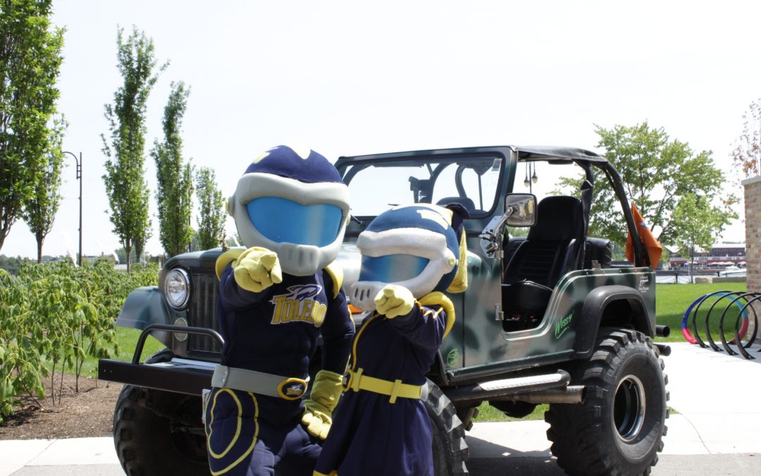 Toledo Rockets, photo booth, jeep fest 2018