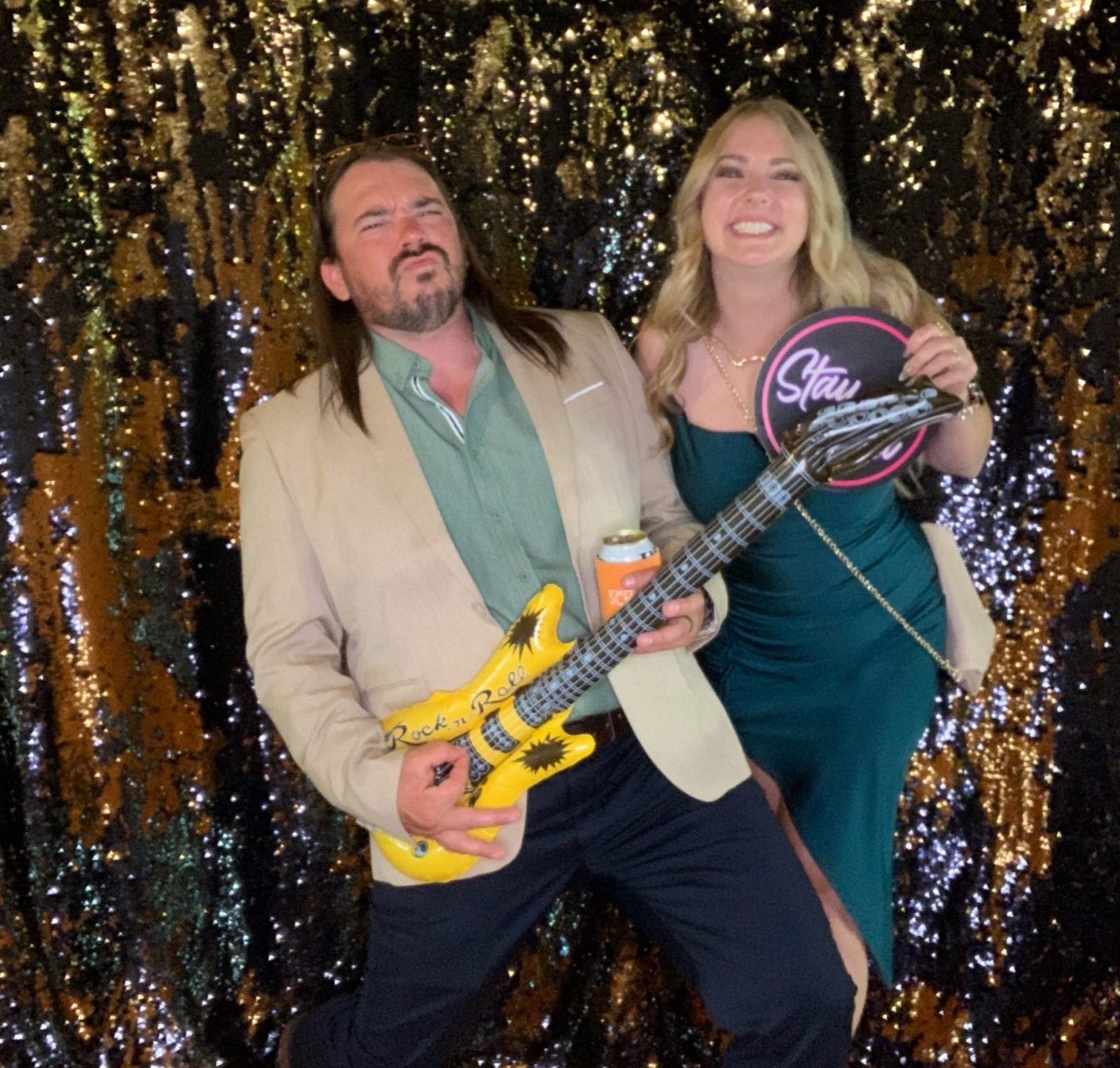 premium backdrop fundraiser, photo booth